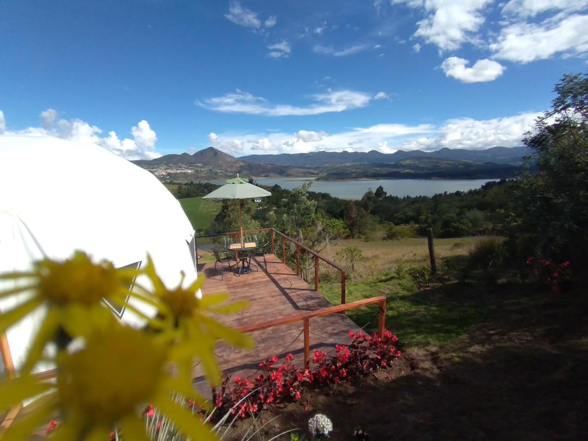 Glamping La Villa Guatavita ภายนอก รูปภาพ
