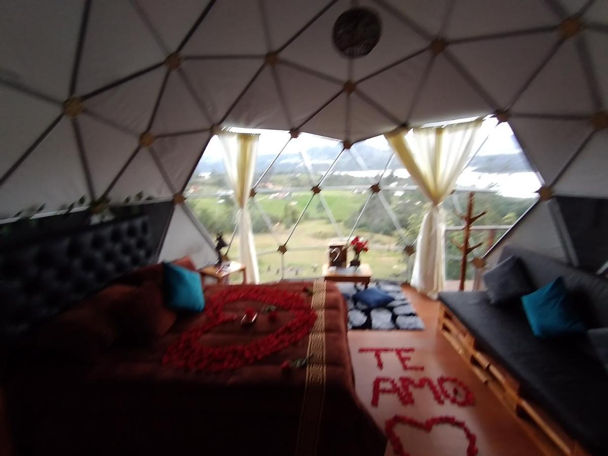 Glamping La Villa Guatavita ภายนอก รูปภาพ