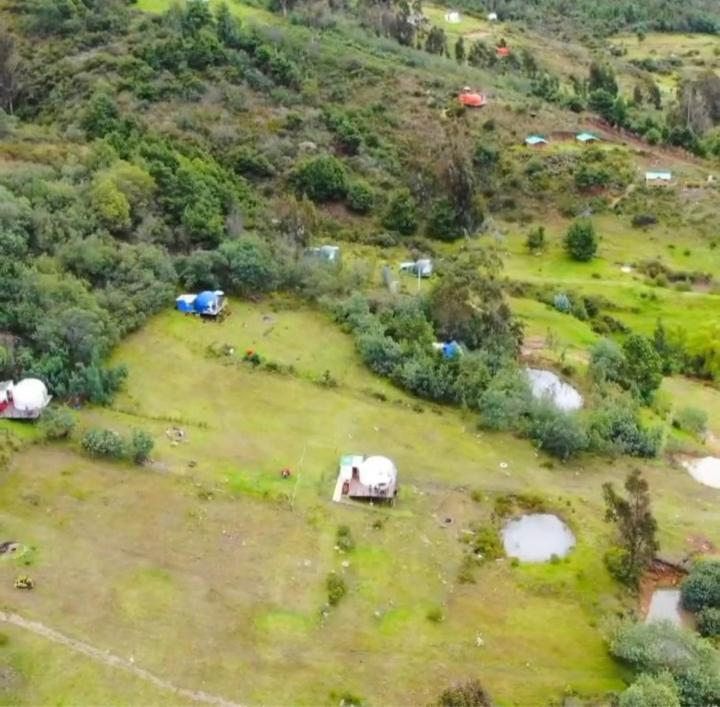 Glamping La Villa Guatavita ภายนอก รูปภาพ