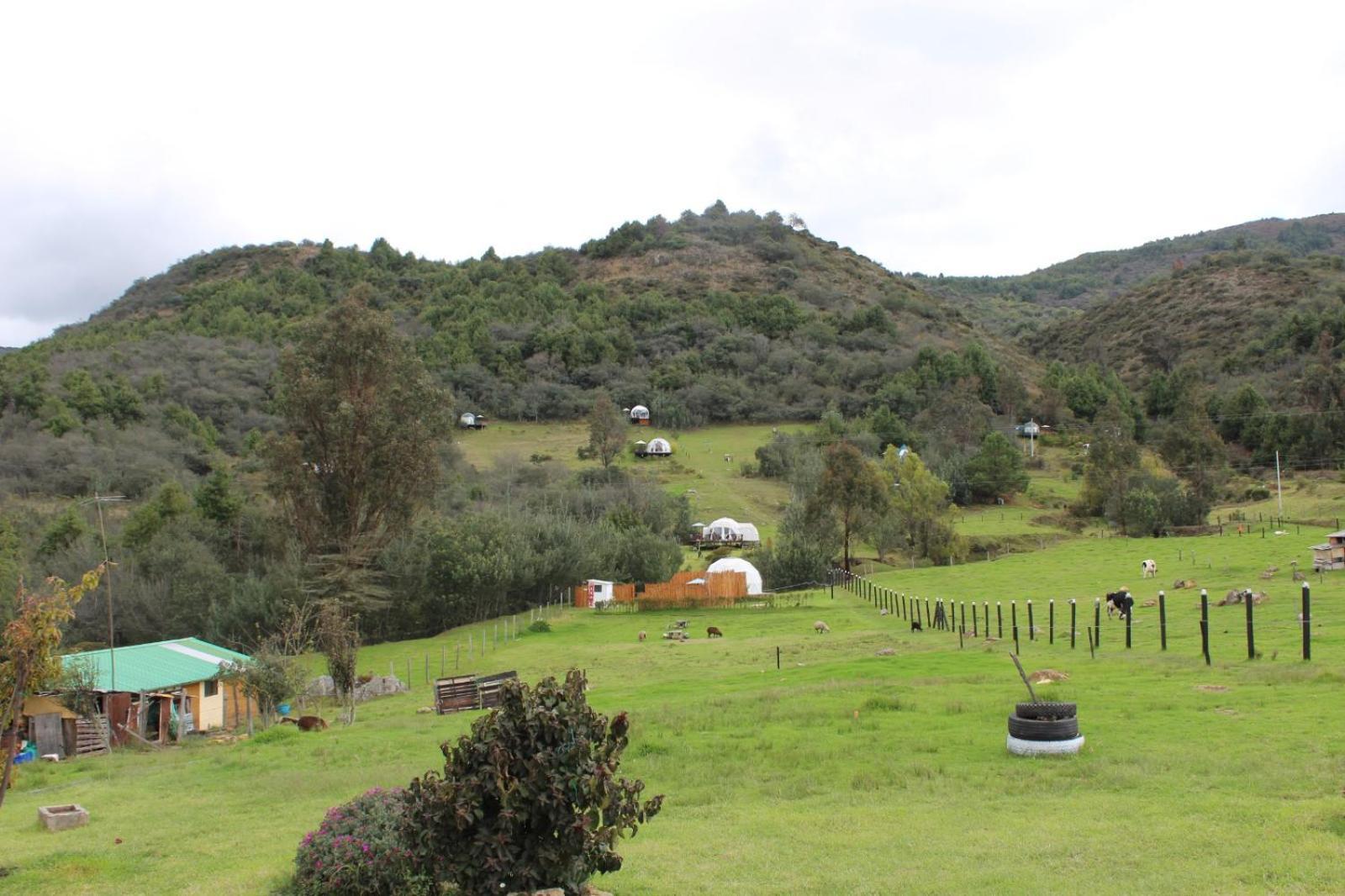 Glamping La Villa Guatavita ภายนอก รูปภาพ