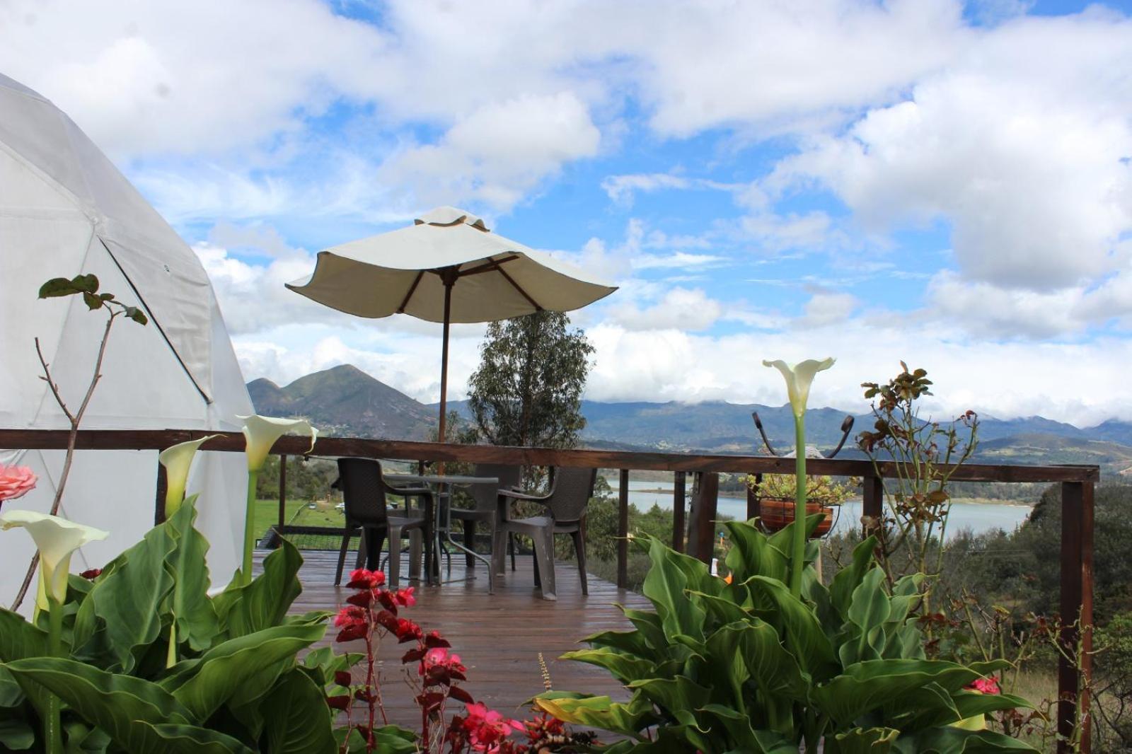 Glamping La Villa Guatavita ภายนอก รูปภาพ
