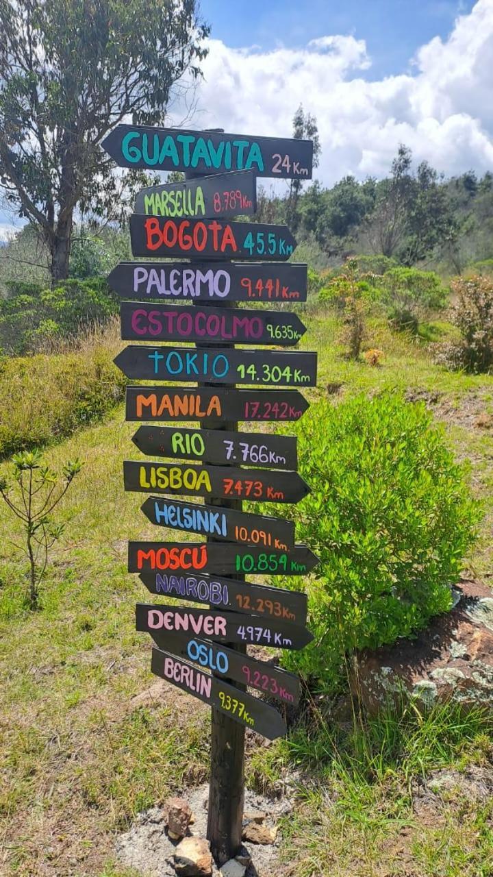 Glamping La Villa Guatavita ภายนอก รูปภาพ
