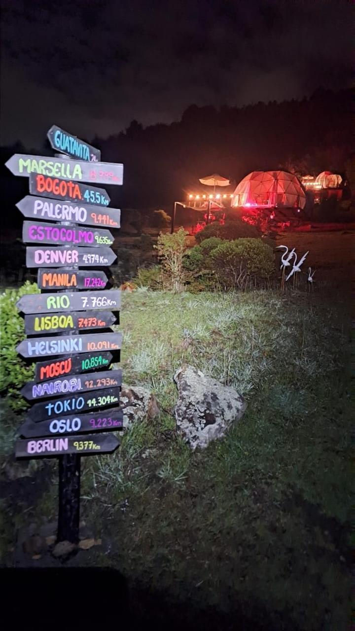 Glamping La Villa Guatavita ภายนอก รูปภาพ
