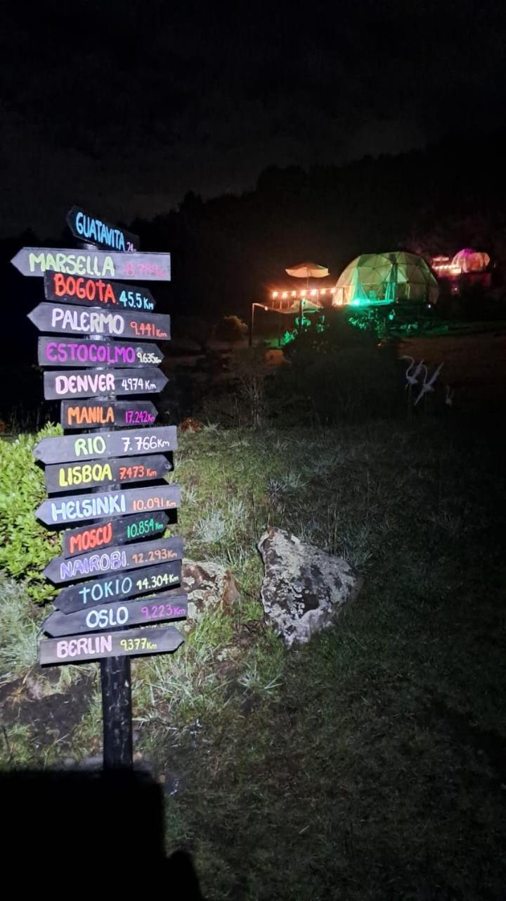 Glamping La Villa Guatavita ภายนอก รูปภาพ