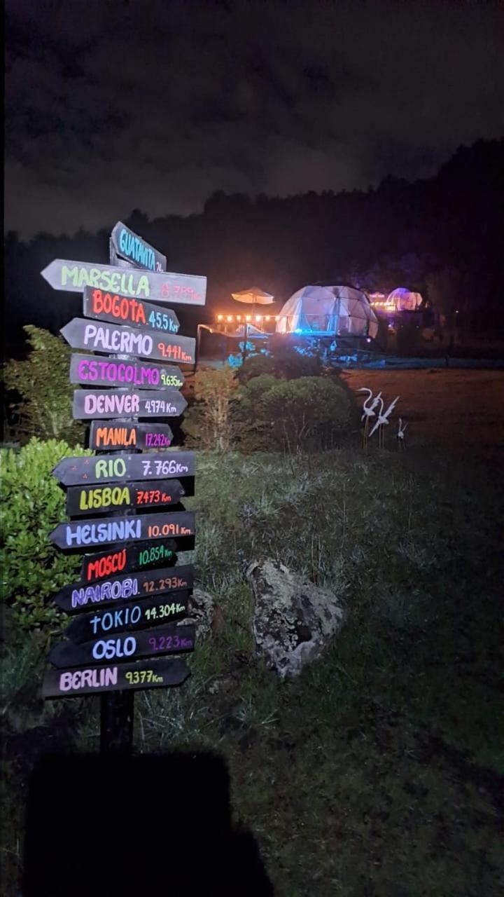 Glamping La Villa Guatavita ภายนอก รูปภาพ